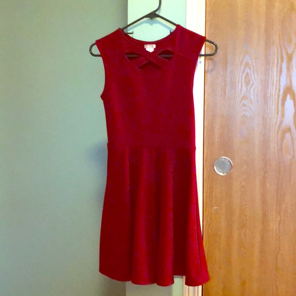 Red dress